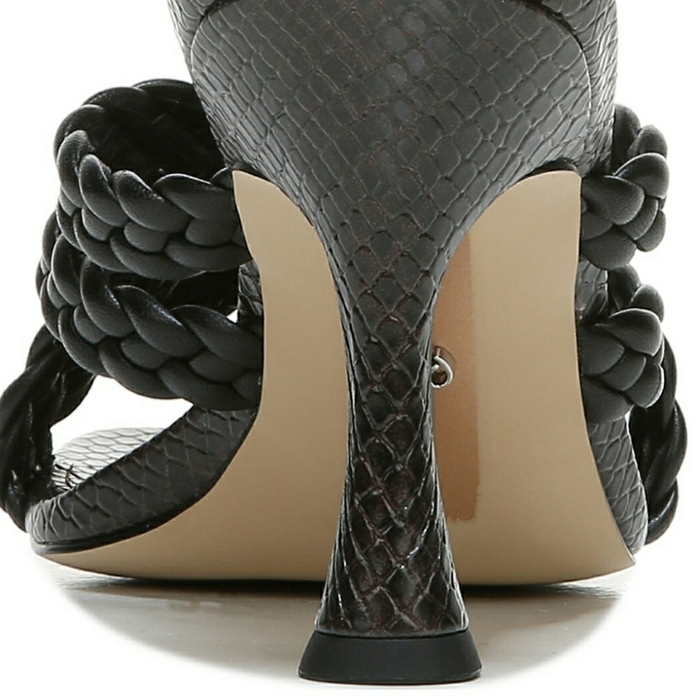 Majorie Sam Edelman Black Strappy Mule Leather S… - Picture 10 of 16